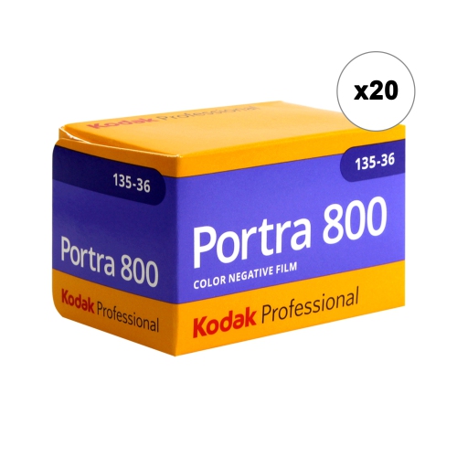KODAK  Portra 800 Color Negative Film (35MM Roll Film, 36 Exposures) - 20 Pack