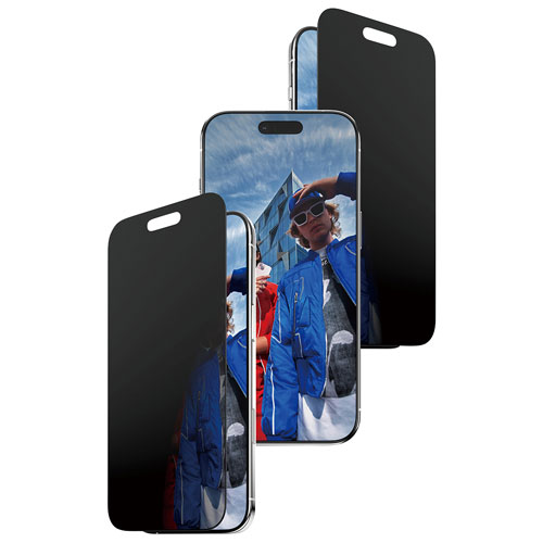 Protecteur d'écran en verre de confidentialité double sens de PanzerGlass pour iPhone Air
