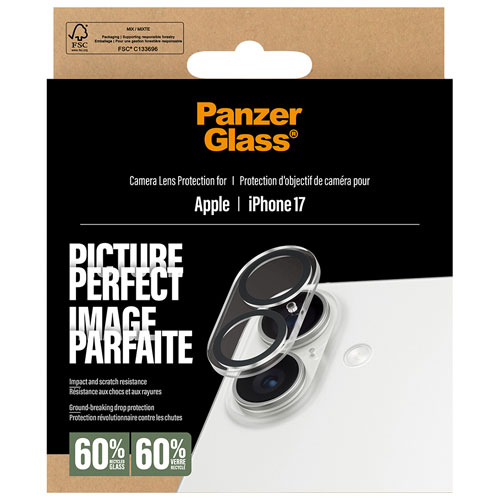 PanzerGlass Picture Perfect Camera Lens Protector for iPhone 17