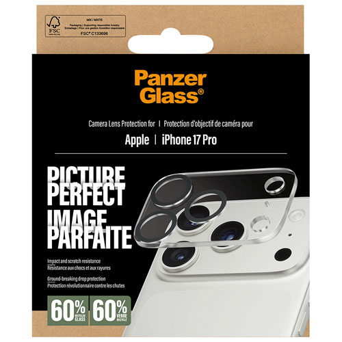 PanzerGlass Picture Perfect Camera Lens Protector for iPhone 17 Pro