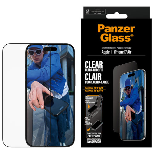 PanzerGlass Ultra-Wide Fit Glass Screen Protector for iPhone Air