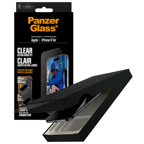 PanzerGlass Ultra-Wide Fit Glass Screen Protector for iPhone Air