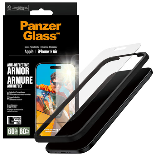 PanzerGlass Anti-Reflective Glass Screen Protector for iPhone Air