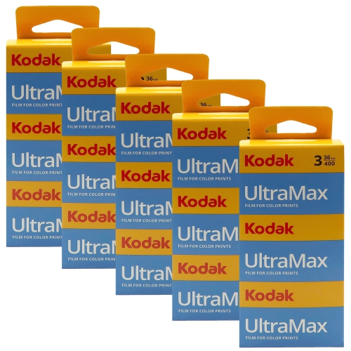5x Kodak UltraMa Unit 400 Color Negative Film - 3 Pack