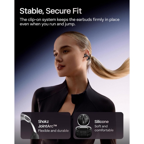 Brand New - Shokz OpenDots One - Ear True Wireless Earbuds - Black