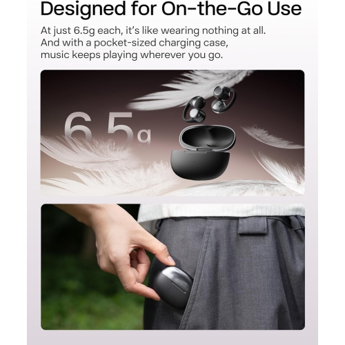 Brand New - Shokz OpenDots One - Ear True Wireless Earbuds - Black