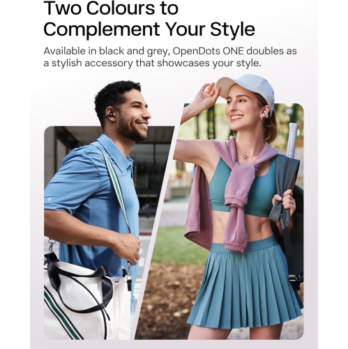 Brand New - Shokz OpenDots One - Ear True Wireless Earbuds - Black