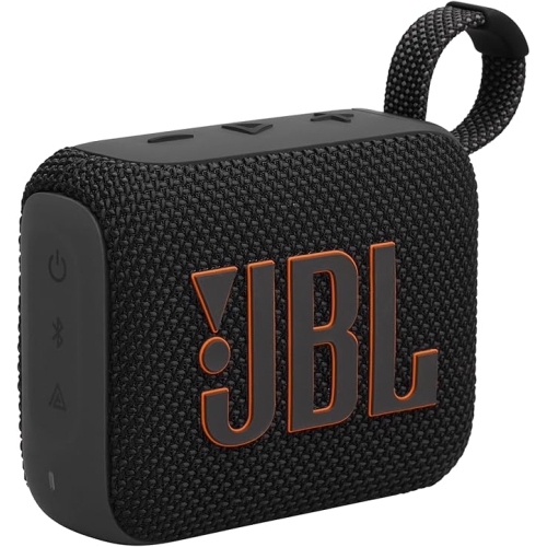 JBL Go 4 - Ultra-Portable, Waterproof and Dustproof Bluetooth Speaker, 7-Hour Built-in Battery, Made in Part with Recycled Materials