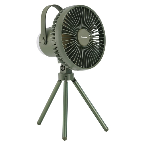 OPEN BOX - Camelion Rechargeable Camping Fan with LED Light 200655