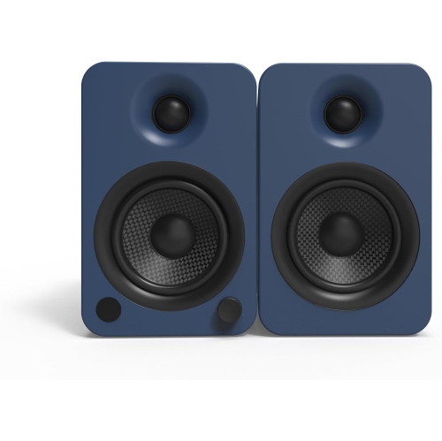 Kanto – Haut-parleurs Bluetooth YU4 avec préamplificateur phono, 140&nbsp;W, haut-parleur d'aigus en soie de 1&nbsp;po, haut-parleur en Kevlar de