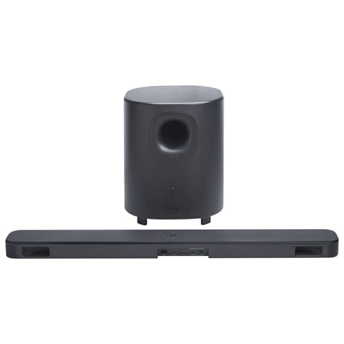 Barre de son 5.1 canaux Dolby Atmos 750 W Bar 500 MK2 de JBL avec haut-parleur d'extrêmes graves sans fil
