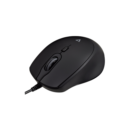 V7 USB Wired Keyboard and Mouse Combo Bundle - Simple & Easy to Use Ultra Slim Keyboard Mouse Combo - Plug & Play