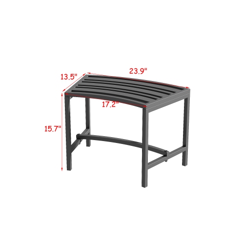 Famapy Set of 4 Black Metal Chairs – Modern Iron Frame, Wide Seat Design, Durable and Stylish,, Black