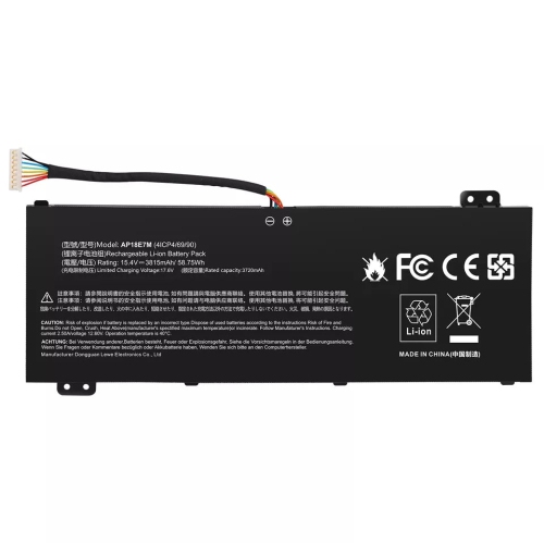 Batterie haute performance pour ordinateur portatif KT.0040G.013 8&nbsp;M d'Acer - 57,48&nbsp;Wh