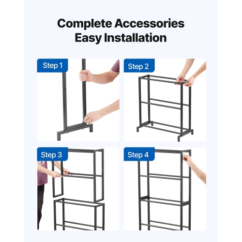 VEVOR 3D Printer Filament Storage Rack, 5 Tier Heavy Duty Storage Shelves for 3D Printing Filaments, Filament Spool Holders Racks for 3D Printing