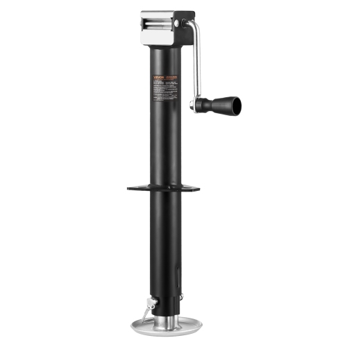 VEVOR 5000 lbs Load A-Frame Trailer Jack, Trailer Jack Stand with Handle & Rectangular Footpad, 15-inch Vertical Travel, Suitable for RV, Horse,