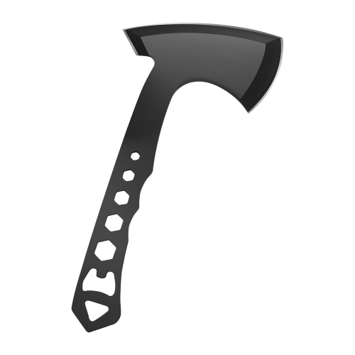 VEVOR 3 Pack Throwing Axes and Tomahawks, Multi-Functional Handle with Wrench and Bottle Opener, Stainless Steel, with Black Nylon Sheath, for