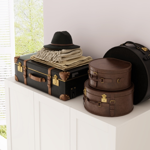 Famapy White 3-Door Armoire – Elegant Wooden Wardrobe with Hanging Rods & 3 Shelves for Bedroom Storage, White