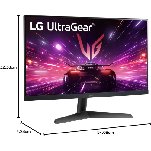 LG Ultragear 24GN60R-B 24-inch Gaming Monitor with IPS Display,1ms GtG, 144Hz, HDR10, AMD FreeSync Premium, Black