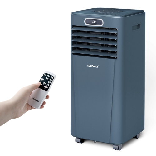 Portable 8000 BTU Air Conditioner with Fan, Dehumidifier, and Remote