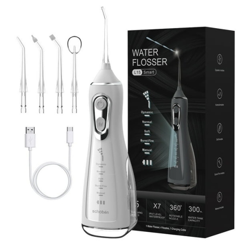 Hydropulseur rechargeable USB Oral Irrigator 4 buses