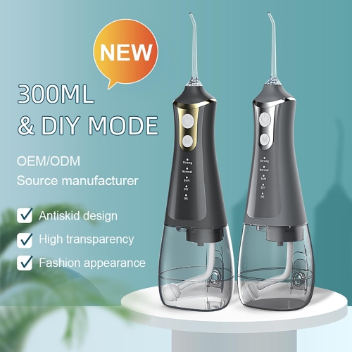 Irrigateur dentaire rechargeable avec 5 buses, 4 mois, irrigateur pour le soin des broches