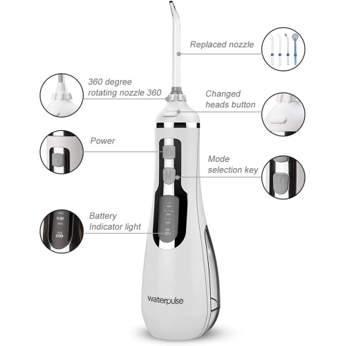 Irrigateur oral électrique avec jet d'eau pour le nettoyage des dents
