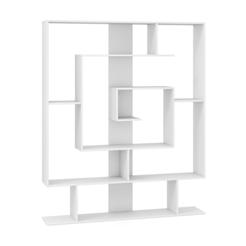 Contemporary 7-Tier Bookshelf – Open Display Shelf Rack for Living Room