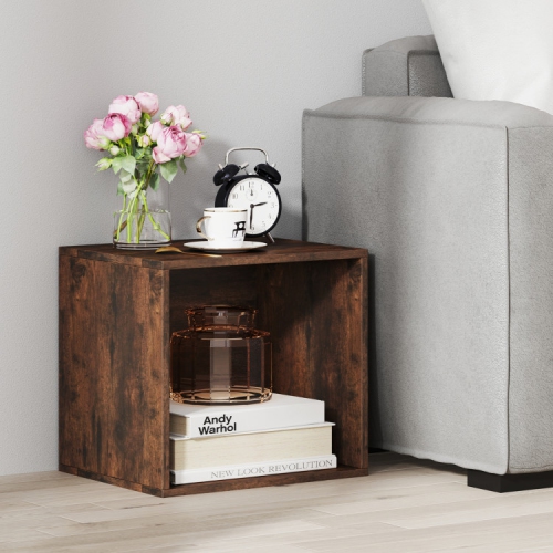 Freestanding Cube Storage Organizer – Wooden Stackable Open Shelf Unit