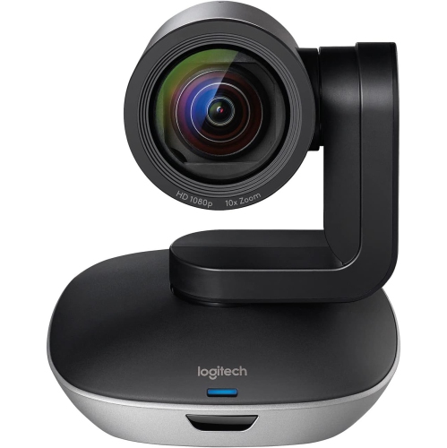 Open Box - Logitech Group Video Conferencing Bundle with Expansion Mics for Big Meeting Rooms - Black