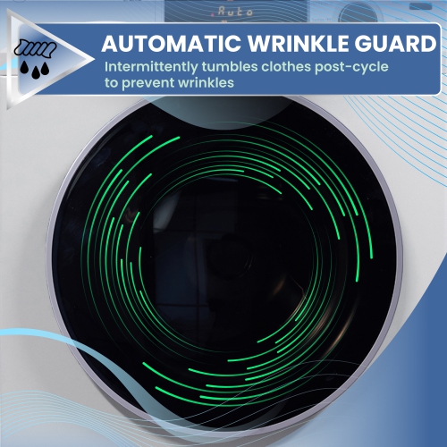 Equator Laundry Set 18 Lbs Washer 1.9cf+Vented Dryer 4cf SINGLE OUTLET 110V