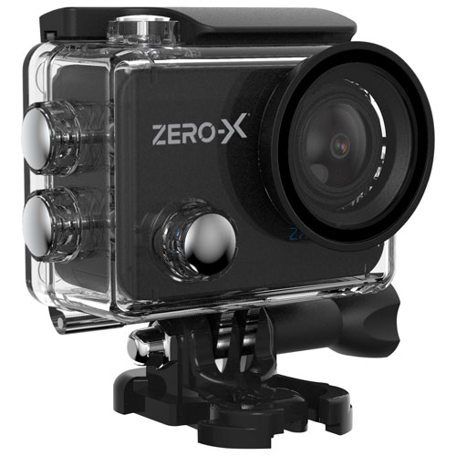 Zero-X Waterproof FHD Sports & Helmet Camera - Only at Best Buy