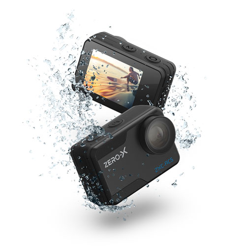 Caméra étanche UHD 4K pour sports et casque de Zero-X - Exclusivité Best Buy