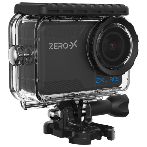 Caméra étanche UHD 4K pour sports et casque de Zero-X - Exclusivité Best Buy