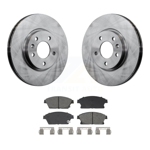 Front Brake Rotor And Semi-Metallic Pad Kit For Chevrolet Cruze Buick Verano Orlando Volt K8S-103995