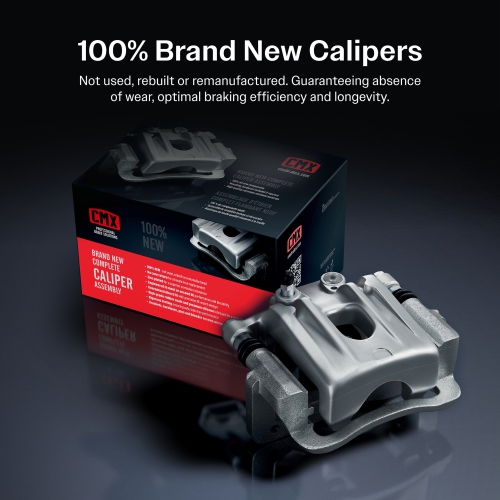 Rear Disc Brake Caliper Rotors And Semi-Metallic Pads Kit For Dodge Charger KC8-101377P