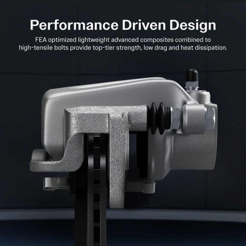 Rear Disc Brake Caliper Rotors And Semi-Metallic Pads Kit For Dodge Charger KC8-101377P