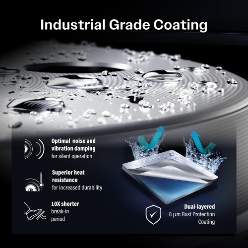Disques de frein à disque enduits à l'avant et plaquettes semi-métalliques pour le Dodge Charger KGF-103120