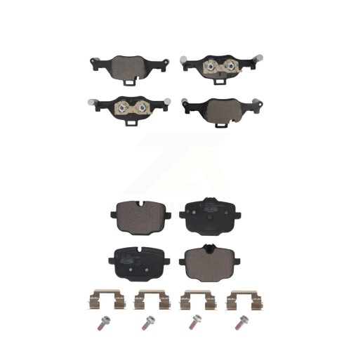 TEC  Front Rear Ceramic Brake Pad Kit for Bmw X5 540I Xdrive X6 530E 540D With Standard Brakes Ktc-100870