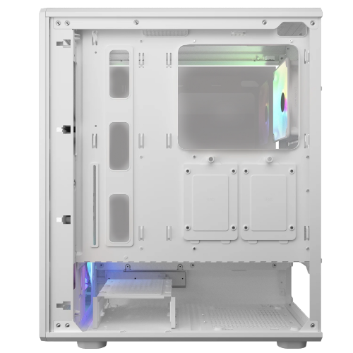 Cougar Airface Pure RGB Mid Tower ATX Computer Case, Tempered Glass Side Panel, 4 x 120mm RGB Fan Pre-Installed, White