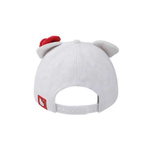 Hello Kitty 3D Bow & Ears Women’s White Traditional Adjustable Hat