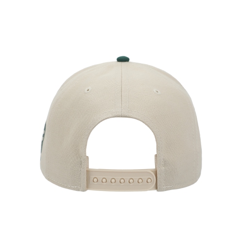 Marvel Universe Dr. Doom Men's Off-white & Glack A-Frame Snapback Hat