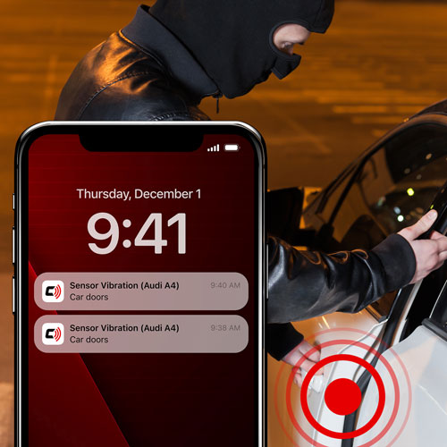Accessoire de capteur de vibrations de CarLock