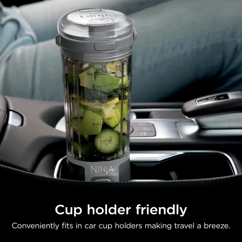 Mélangeur portatif Blast de Ninja – Mélangeur personnel sans fil avec récipient 16&nbsp;oz, rechargeable, noir