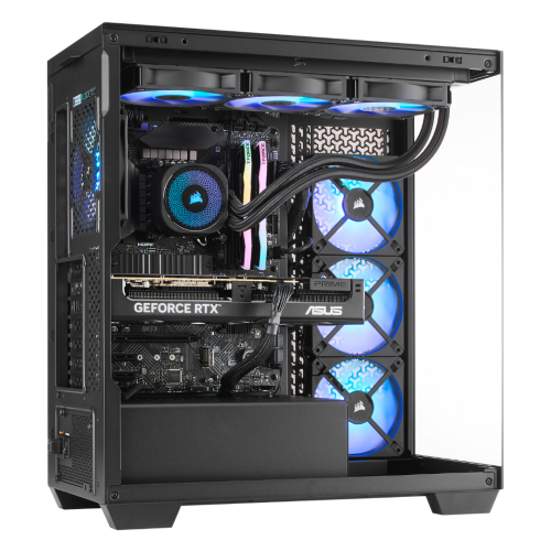 TECHNOID NOVA Black Gaming PC – NVIDIA Geforce RTX 5080 – Intel Core i7-14700KF – 64GB DDR5 – 2TB SSD – AI Ready – VR Compatible – Win 11 Home