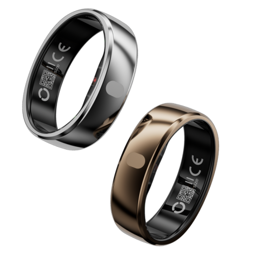 RingConn Gen 2 Air, Ultra-Thin AI Smart Ring, 10-Day Battery Life, Fitness/Sleep/Stress/Women's Health Tracker, IP68 Waterproof, Android & iOS