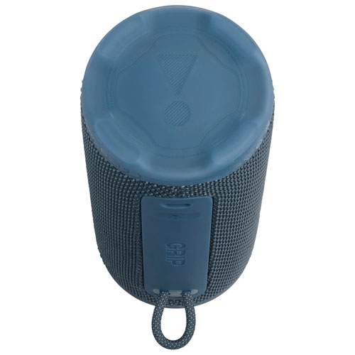 Haut-parleur sans fil Bluetooth compact résistant aux éclaboussures Grip de JBL - Bleu
