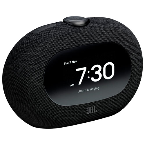 Radio-réveil haut-parleur Bluetooth avec radio FM Horizon 3 de JBL - Noir