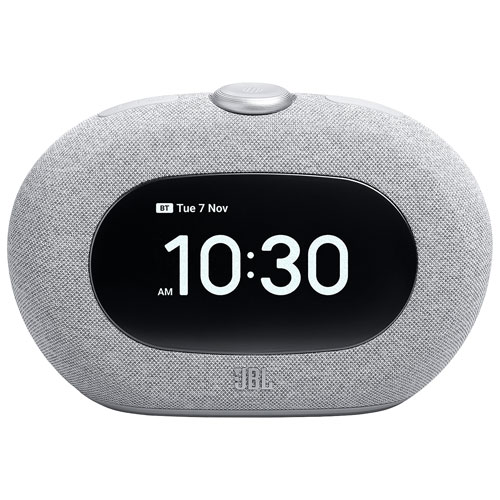 Radio-réveil haut-parleur Bluetooth avec radio FM Horizon 3 de JBL - Gris