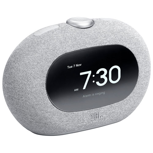 Radio-réveil haut-parleur Bluetooth avec radio FM Horizon 3 de JBL - Gris